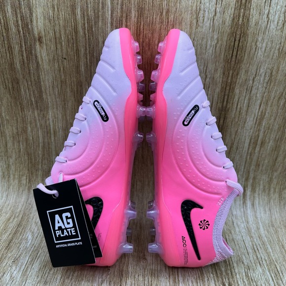 Nike Tiempo Legend 10‎ Elite AG Men\'s 6 Women\'s 7.5 Pink Black Cleats FN7282-601 main image 9